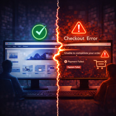 Quando la home risponde ma il checkout non funziona