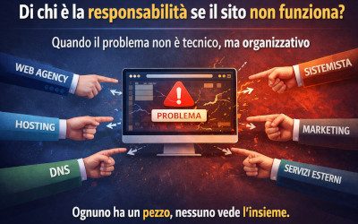 Di chi è la responsabilità se il sito non funziona?