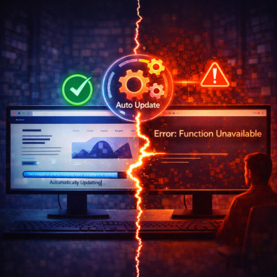 Aggiornamenti automatici: quando il sito si rompe senza avviso