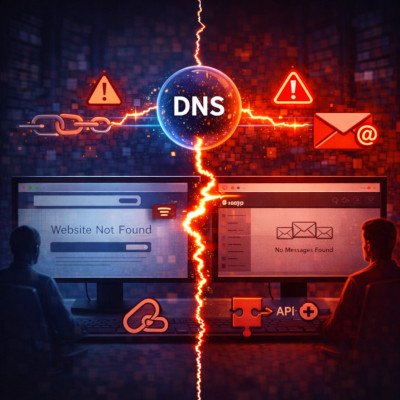 DNS riscritto per errore: quando un fornitore spegne tutto