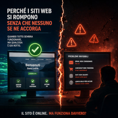 Siti web che si rompono senza avvisi