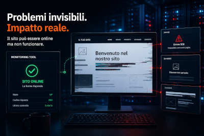 Il monitor segnala OK, ma il sito non funziona