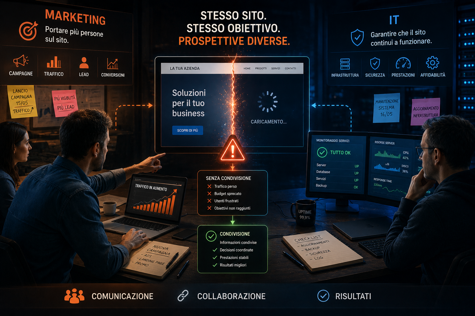 Collaborazione tra marketing e IT Collaborazione tra marketing e IT