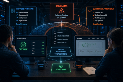 Hosting vs sviluppatore: chi deve intervenire?