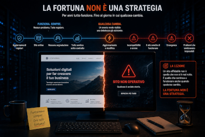La fortuna non è una strategia.