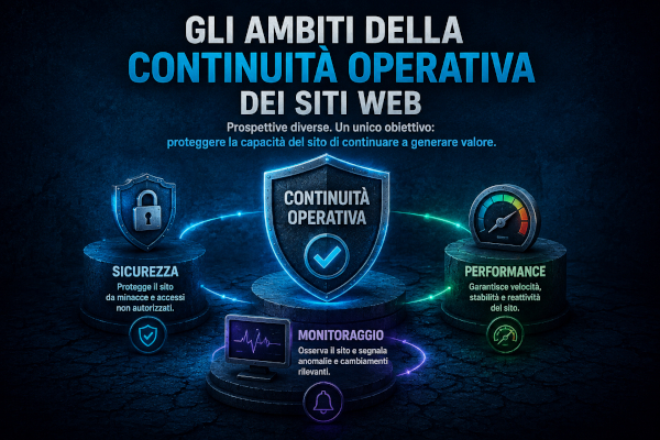 Gli ambiti della Continuità Operativa di un sito web