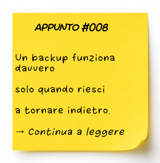 Quaderno di lavoro sulla Continuità Operativa di un sito web Quaderno di lavoro sulla Continuità Operativa di un sito web