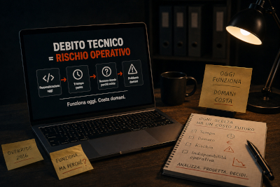 Debito tecnico e complessità accumulata nella progettazione di un sito web Debito tecnico e complessità accumulata nella progettazione di un sito web