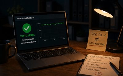 Il monitor segnala tutto verde. Ma il problema è già iniziato.