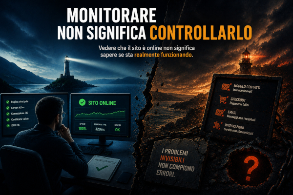 Monitorare vs controllare un sito