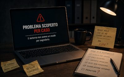 Abbiamo scoperto il problema per caso. E non è una buona notizia