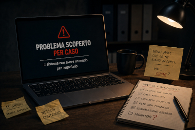 Abbiamo scoperto il problema per caso. E non è una buona notizia