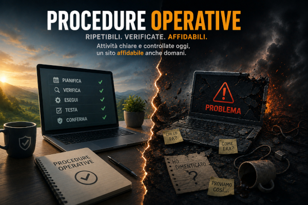 Le procedure operative, della continuità operativa