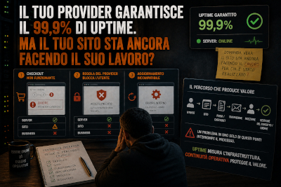 Uptime del server e continuità operativa di un sito web Uptime del server e continuità operativa di un sito web