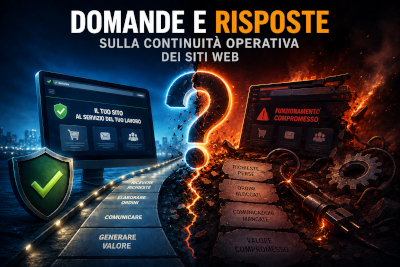Domande e risposte sulla continuità operativa dei siti web