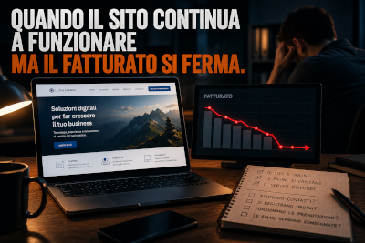 Quando il sito continua a funzionare ma il fatturato si ferma